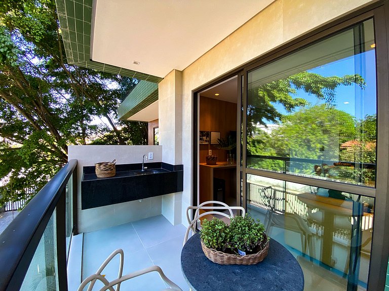 Modern Flat at Beijupirá Exclusive 104 - Comfort in Porto de